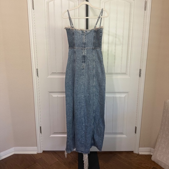 Good American Blue Denim Maxi Dress - Picture 4 of 5